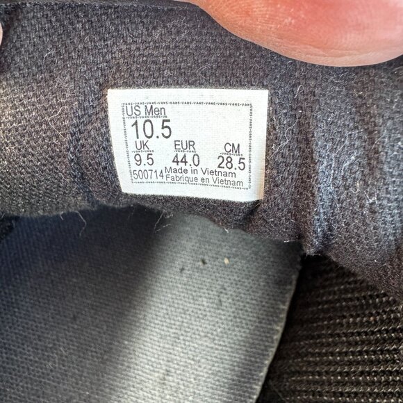 Vans Mens Herringbone Atwood Textile Black/Orion Men’s 10.5 Classic Skate Shoes - Picture 9 of 9